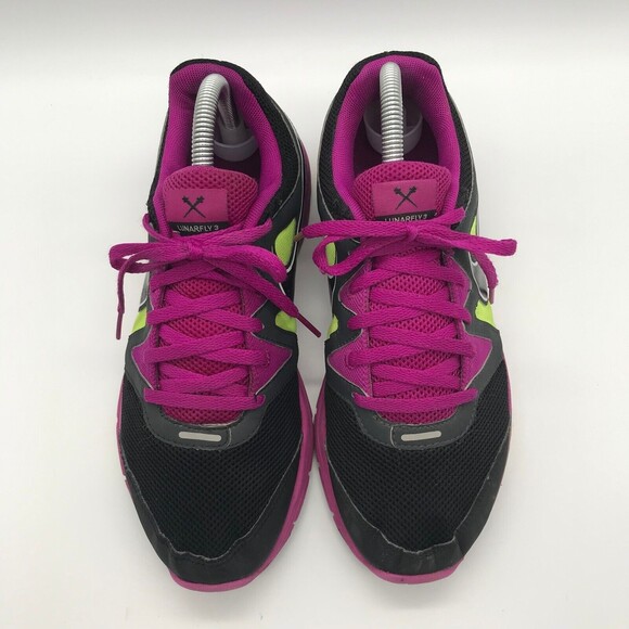 Nike Lunarfly 3 Women's 8 Athletic Running Shoes 487751-005 Multicolor Sneaker - Picture 5 of 9
